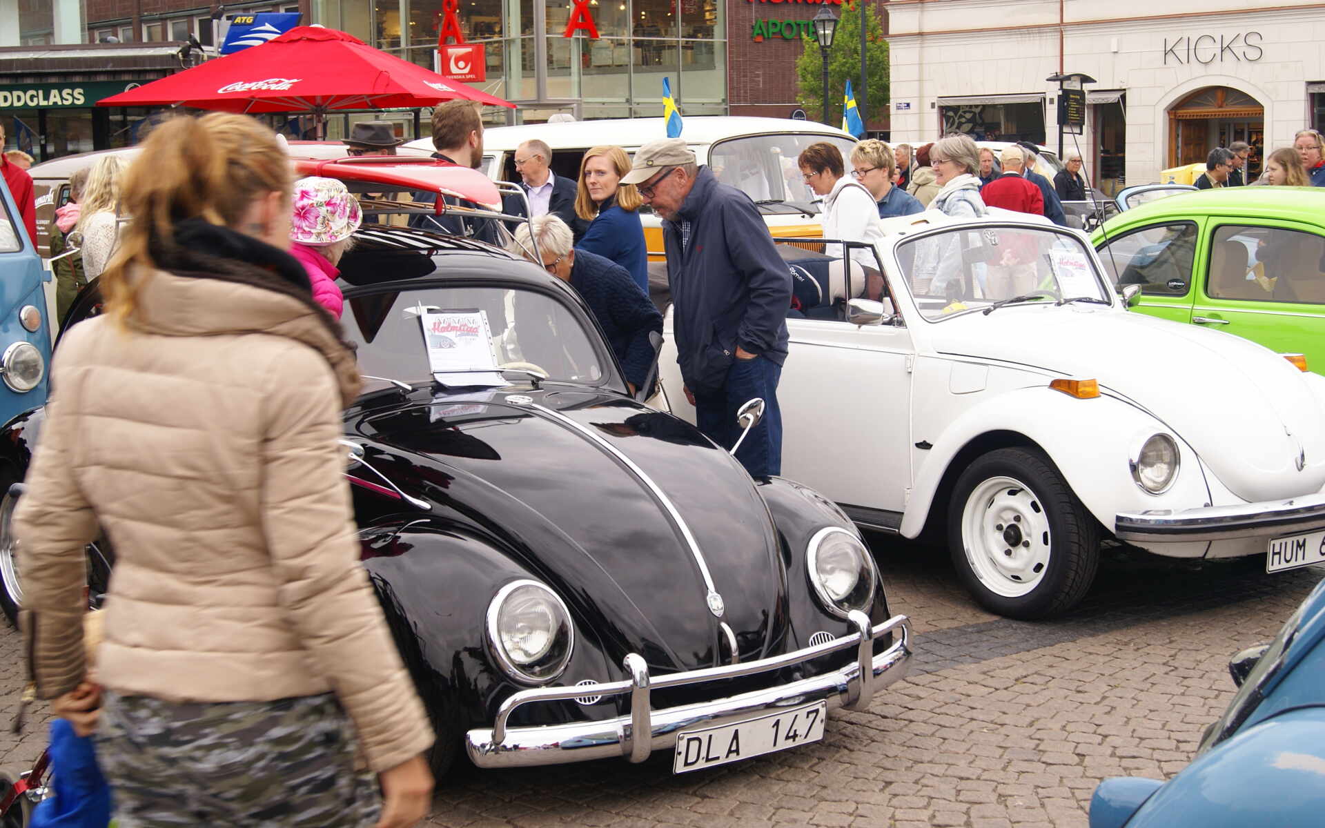 Bilutställning med Volkswagen entusiastbilar 10 maj på Stortorget